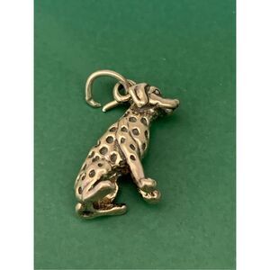 Dalmatian Dog Sterling Silver Jewelry Charm #spot #pet